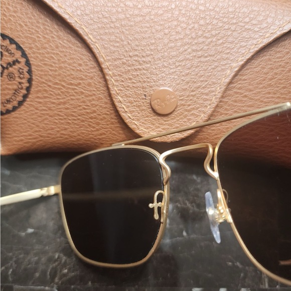Ray-Ban RB3588 Matte Gold Sunglasses - Picture 7 of 7